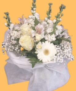 Bouquet fiori misti bianchi